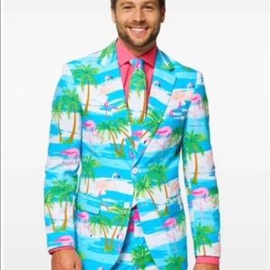 Hawaiian flamingo Suit
